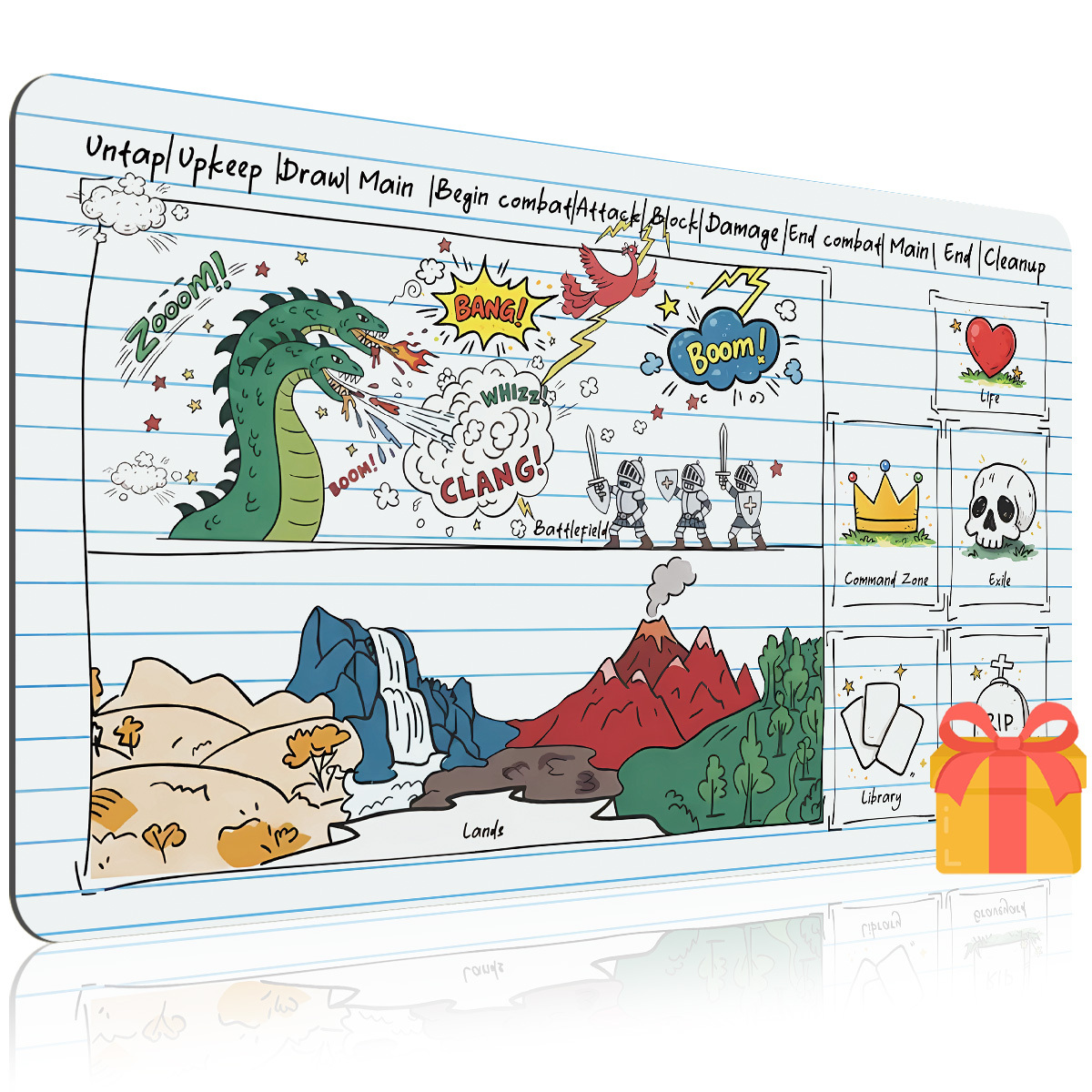 card game mat sold on Temu United States