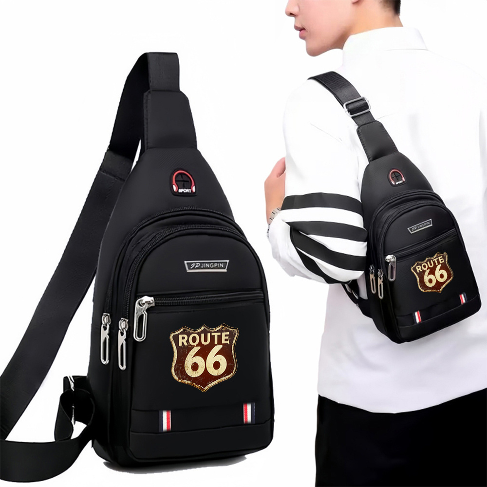 TEMU 1pc Crossbody Bag - Adjustable Strap, Zipper Fastening, Ideal For Travel & Everyday Use, Carry, Fashionable Item