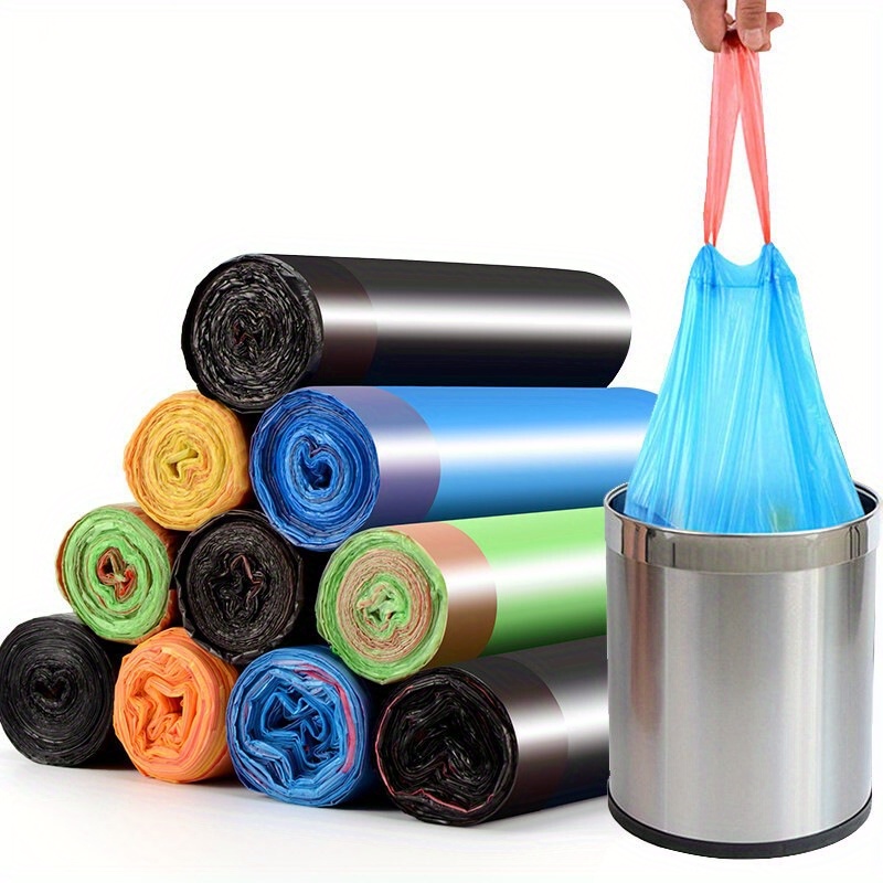 

Essential Household Drawstring Trash Bags For Storing , Kitchen Use.