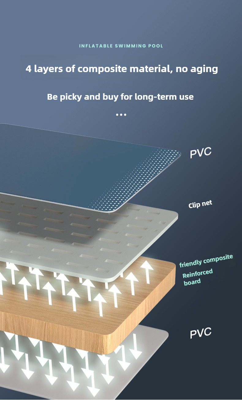 circre qi no inflating foldable outdoor pool thickened durable mesh anti collapse bracket design for summer pool parties 10 random color beach balls repair kit pool accessories vibrant poolside decor sturdy poolside furniture Product details 7