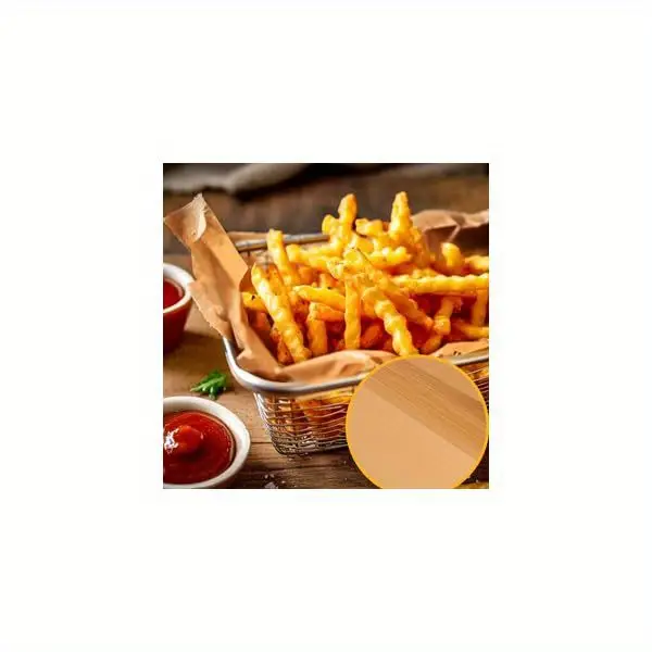200pcs parchment paper sheets, 12 x 16 inches air fryer disposable paper liners, non- stick precut parchment paper for baking, unbleached baking papers for cooking, grilling, roasting, steaming, air fryer paper liners, parchment paper for baking, baking sheets, grilling liners, nonstick sheets, precut sheets, material, unbleached paper, cooking liners, kitchen essentials, meal preppers, baking enthusiasts Product details 4