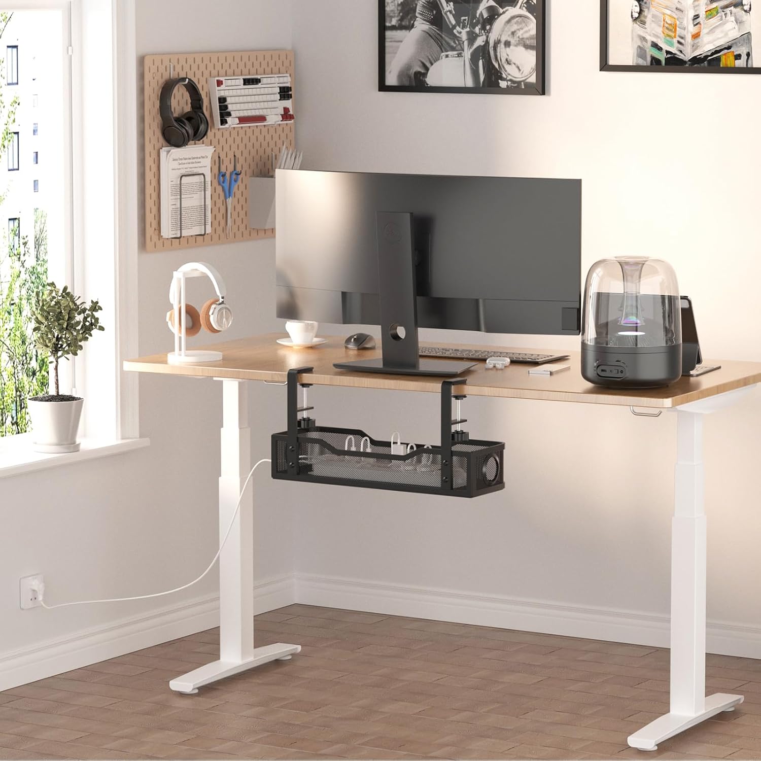 Under Desk Cable Management Box for Organized Workspaces
