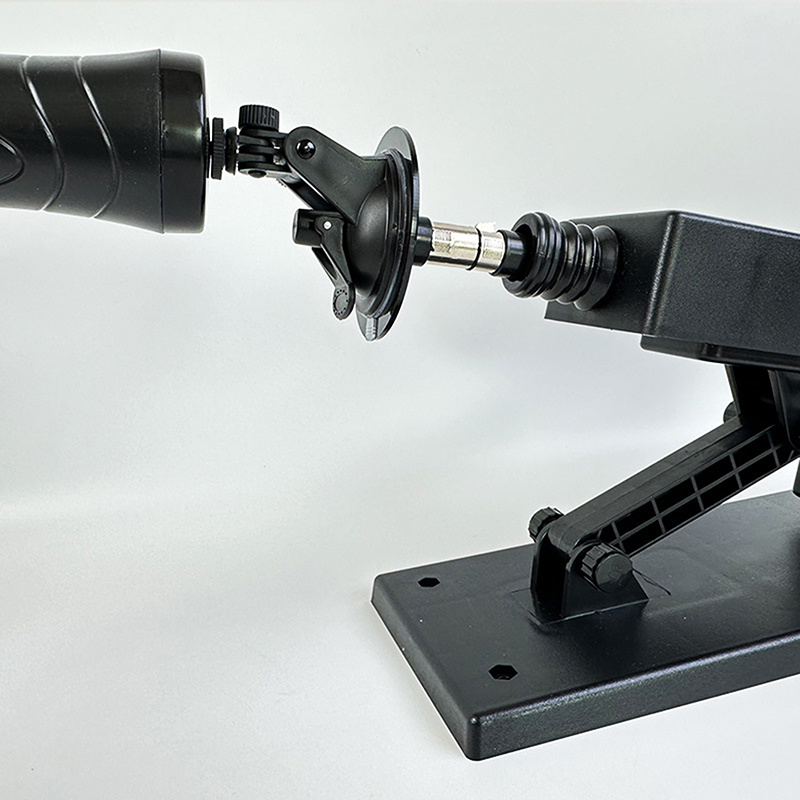 8cm Black Suction Cup Adapter For Additions With 3xlr Connectors For Telescopic Linear Actuators