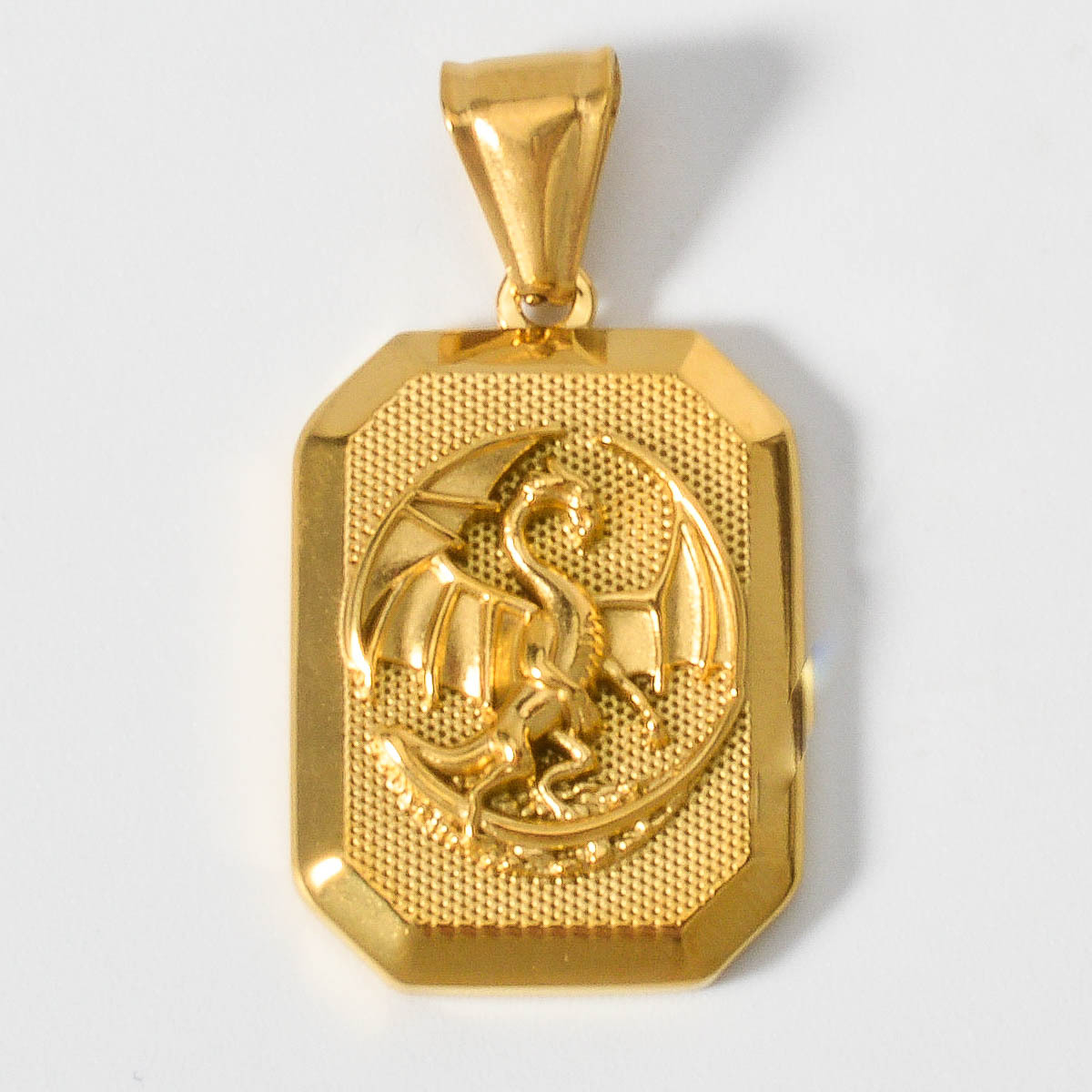 E-shop Majestätischer Power Relief Drachen Quadratischer Anhänger (Anhänger ) Alltags-Schmuck für jeden Anlass, für alle Jahreszeiten