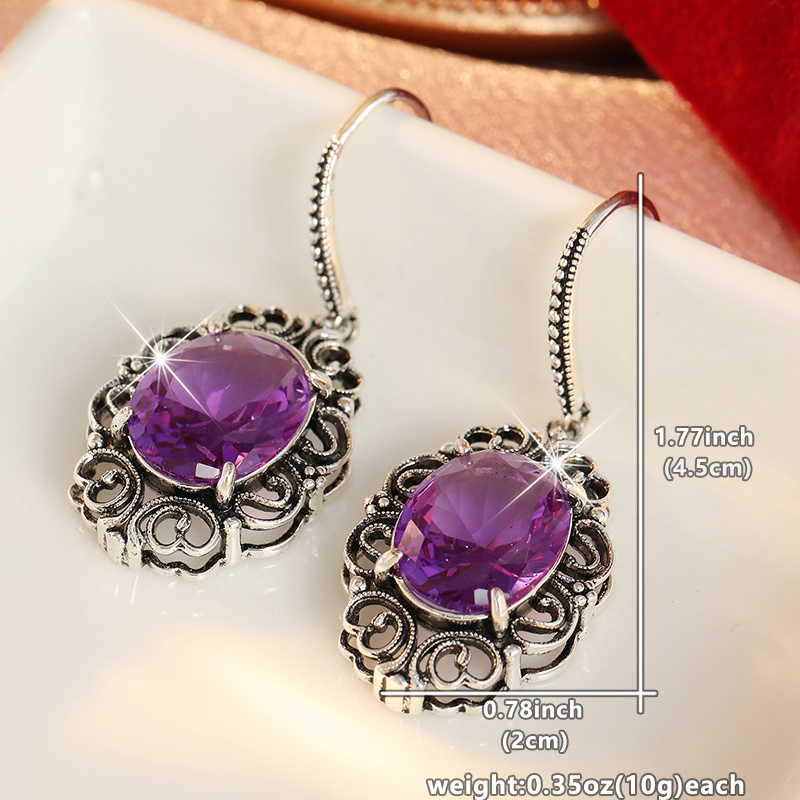 TEMU Anillo para mujer con circonita cúbica sintética incrustada deslumbrante, color plateado de moda, tallado a , para uso diario, fiestas, joyería,