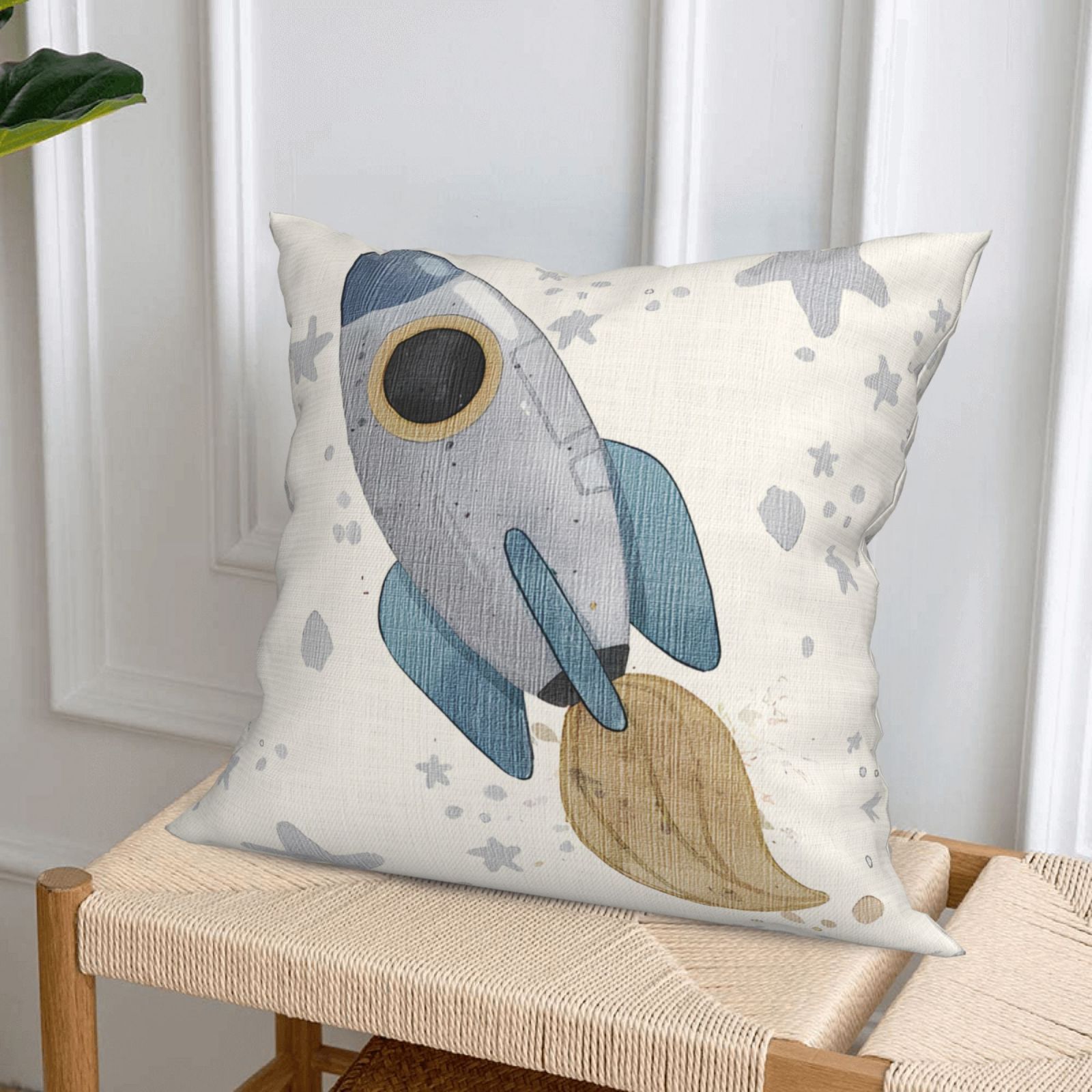 Throw Pillow Dinosaur Pillow Cases Modern Space Dinosaur Themed