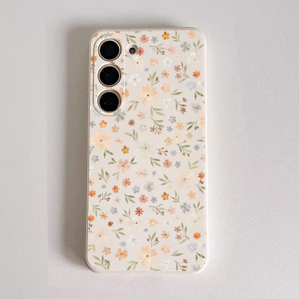 TEMU Phone Case - 2d Flat Decorative Cute Phone Case, For Galaxy