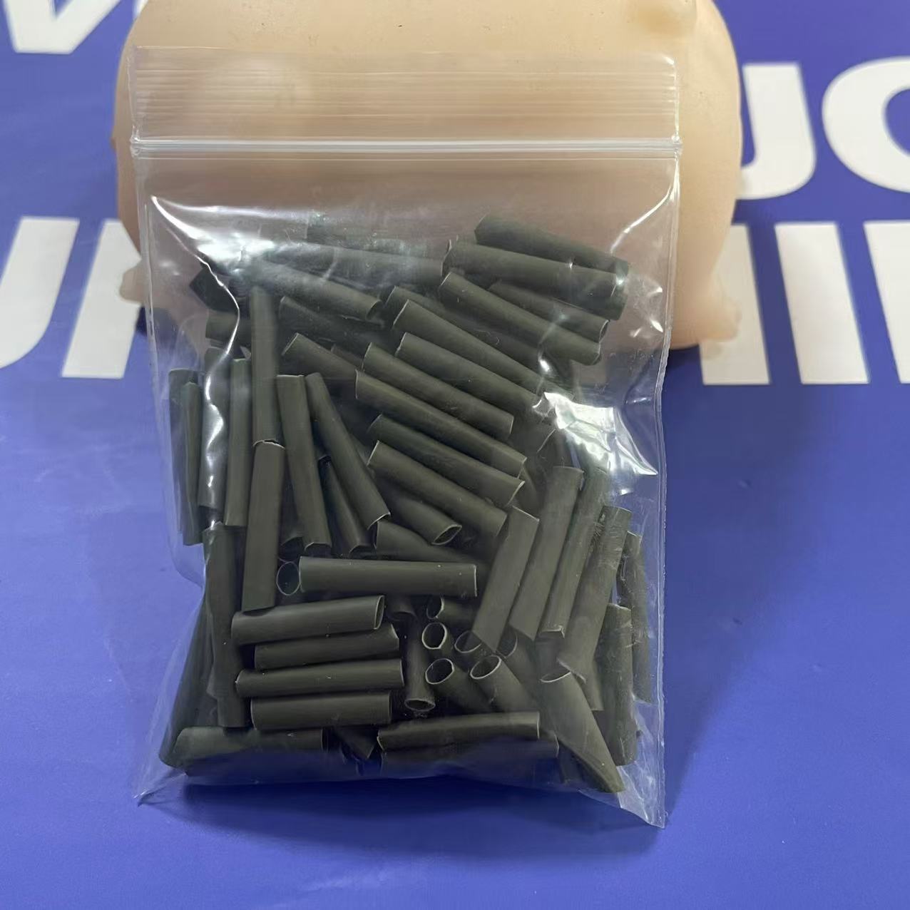 Image of 100pcs Carp Fishing Accessories Heat Shrink Tubing Fishing Hook Hair Rig Anti- Sleeves Suitable For Carp Fishing Tackle Equipment