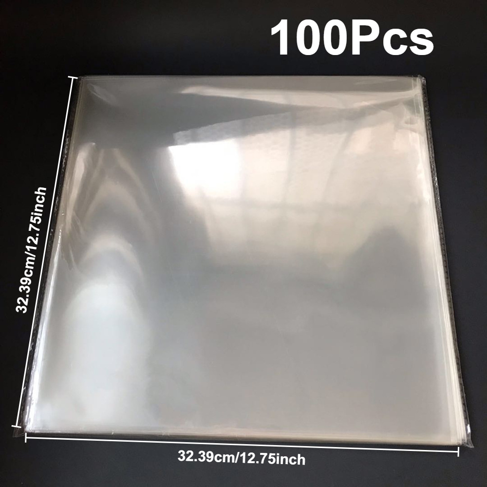 TEMU Protective Film For 12-inch Record Jackets, Storage Bags For Records, Total Vinyl .