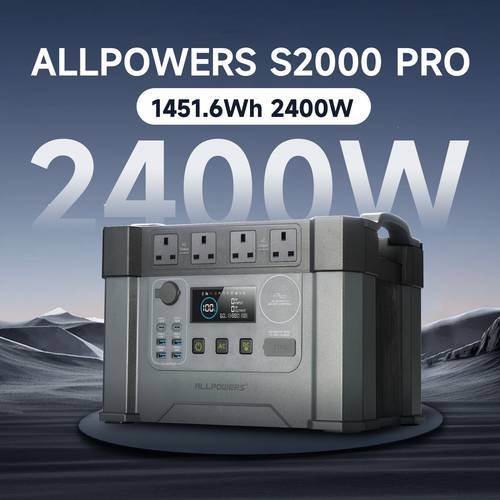 portable power station 1500wh 2300w solar generator w 4 ac outlets ac ups power supply backup mppt for outdoor rv camping home use emergency 0 100 in 1 5hrs