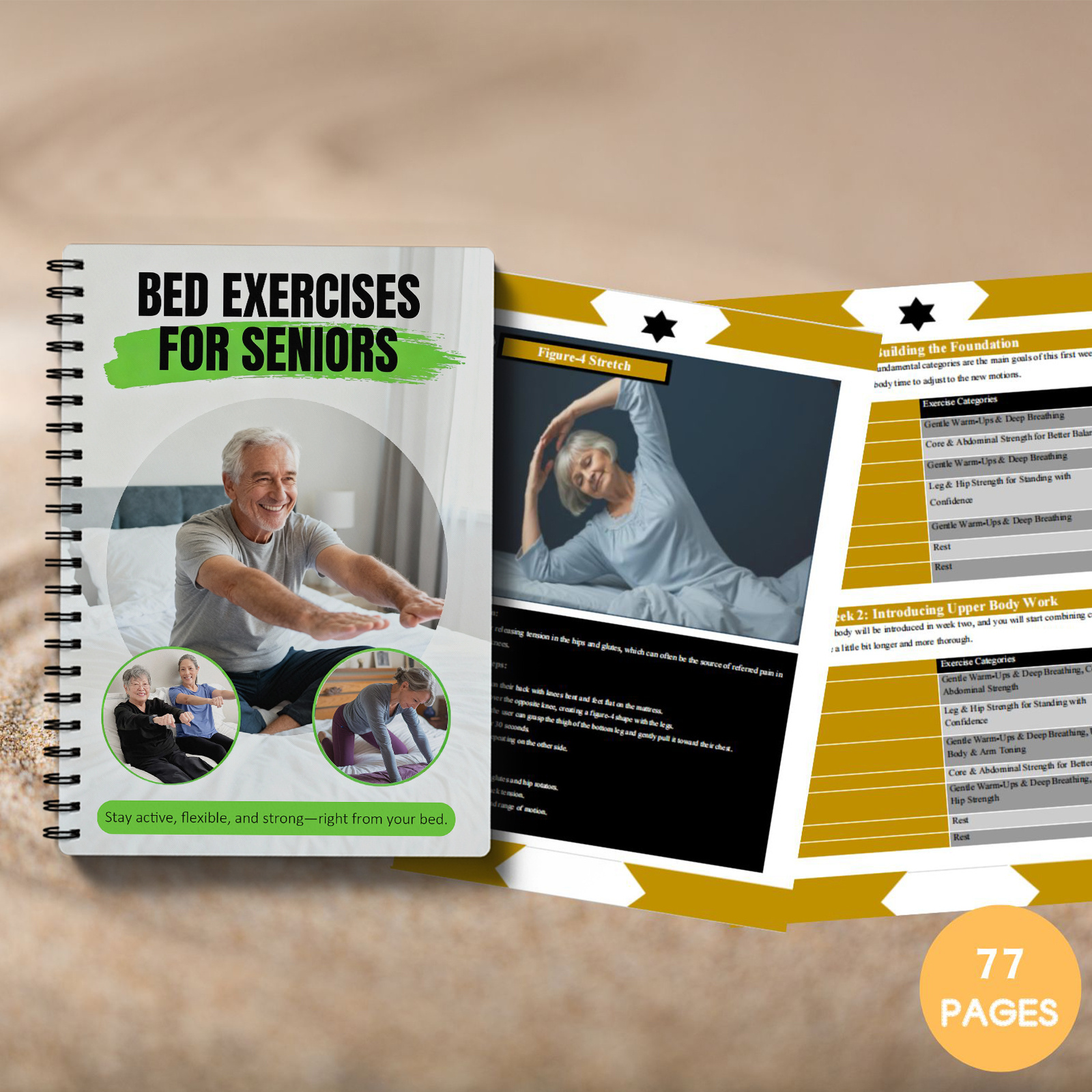Gentle Mobility & Stretching Routines for Seniors - Bed Exercise Guide: Limited Mobility Workouts for Pain Relief, Bedridden Strength & Flexibility Exercises, Recovery (In-Bed) - for Care & Hospital Use