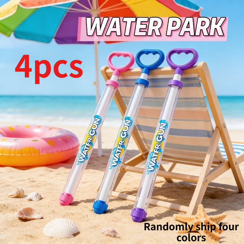 4pcs Cannon Toy, Suitable For Outdoor Swimming Pools And Beach Party Games, Perfect For Water Battles And Photography Props, Ideal Gift For Boys And Girls' Birthday Surprises, Random Color