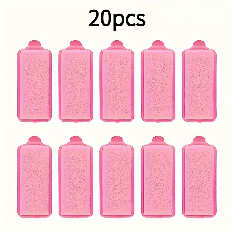 TEMU 20 ruleros de esponja para peinado - Perfectos para mujeres - hermosos rizos y ondas