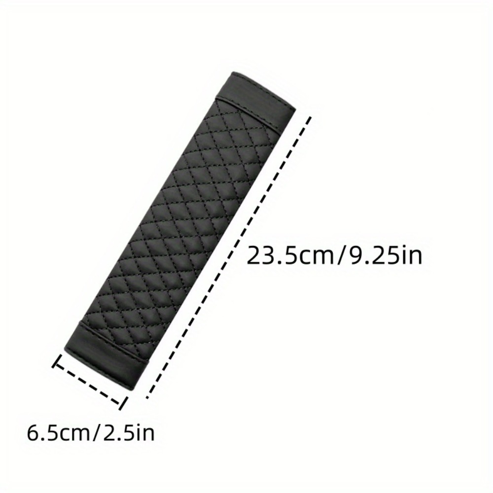   universal para cinturón de seguridad de coche, cubierta   de cuero sintético, decoraciones y adiciones para el interior del automóvil