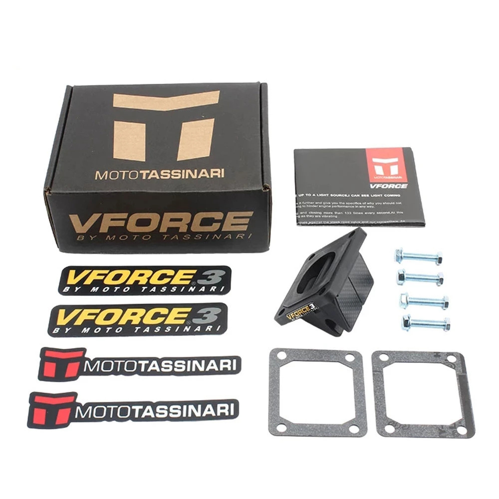 E-shop Motorrad VForce 3 Schieberventil-Set, Kohlefaser-Schiebere für Yamaha /Y125/CR250R (V3144-1)