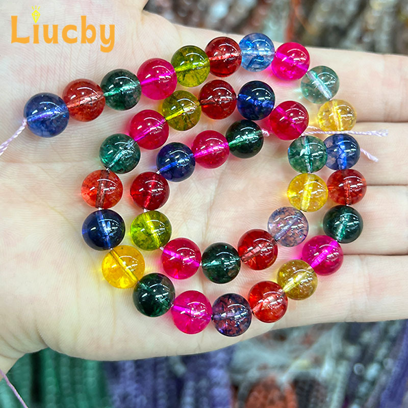TEMU Handcrafted Beads Made Of Mixed Color Glass For Jewelry, Decorations, Bracelets, Additions, Rings, And Crafts, Available In Wholesale At 15