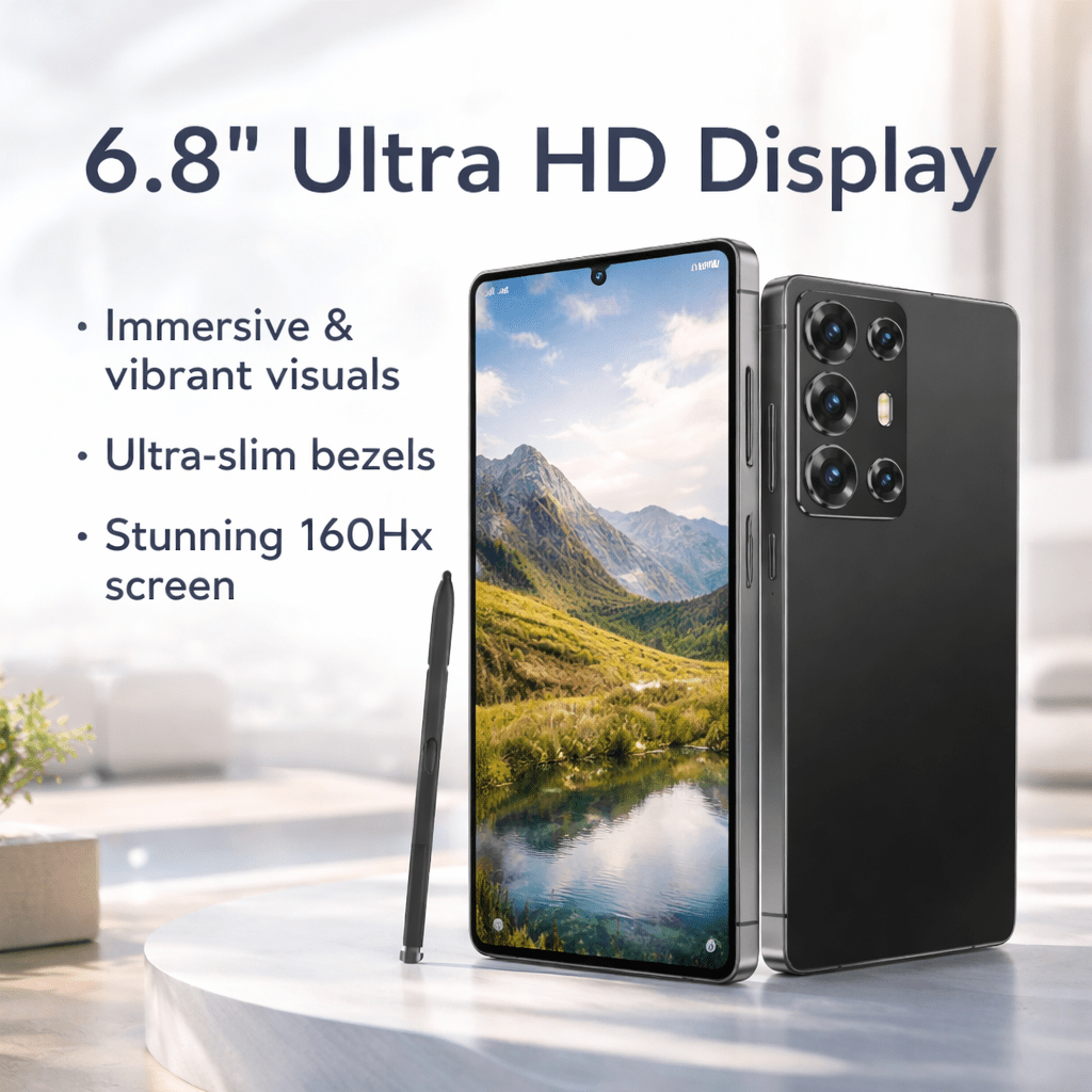     unlocked version mobile phone with 4gb 64gb large memory offers convenient communication for cross border travel 6 8 inch hd screen   gps navigation and full additions Product details 1