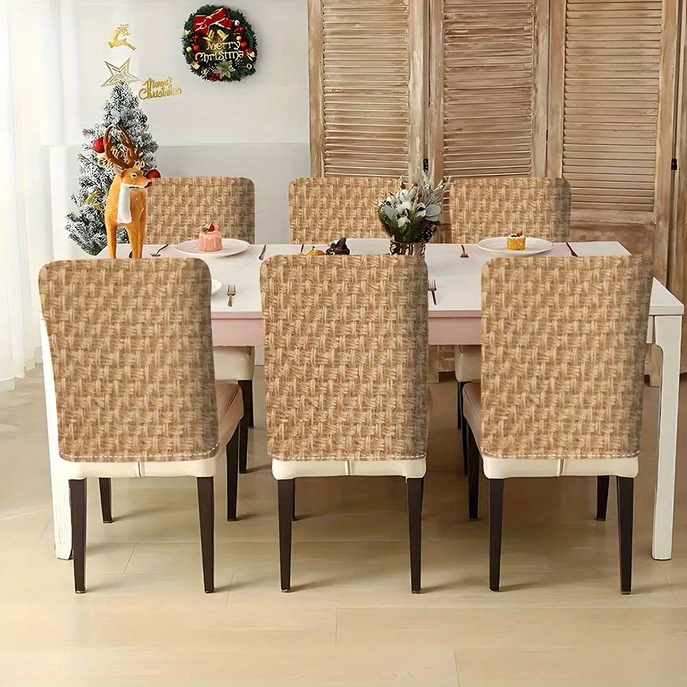 natural rustic chair back covers suitable home Temu Spain