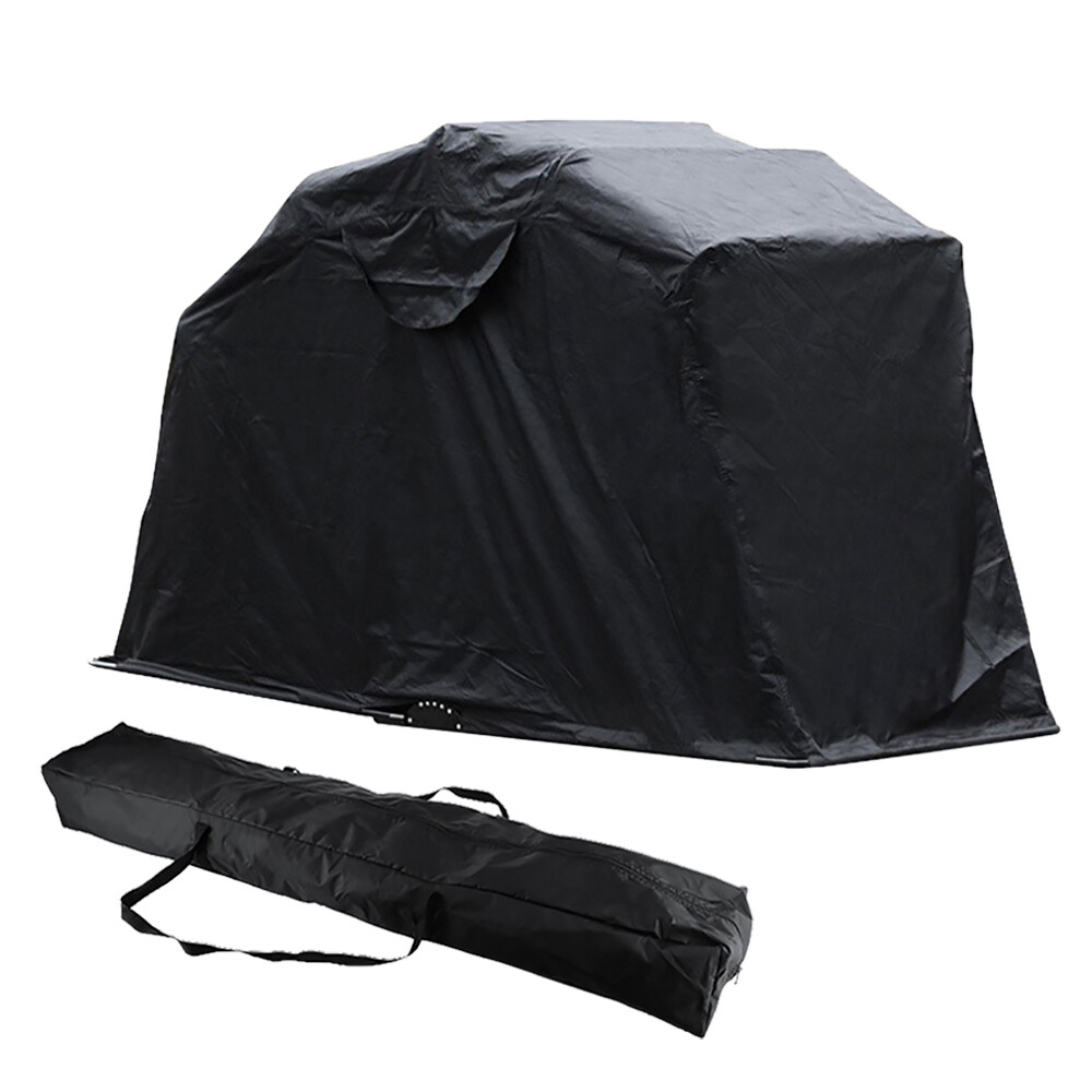 TEMU 1 pz Garage Moto, Garage, Garage in Tessuto Oxford, Copertura Moto Resistente per Esterni, 270*105*155Cm/106.29*41.34*61.02In, Garage Moto per