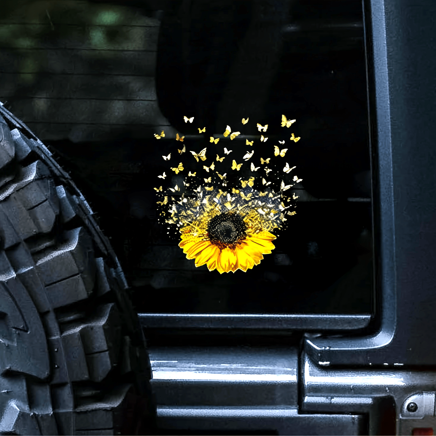 TEMU 2d Flatsunflower And Stickers Are Durable Pet Car, Motorcycle, Truck, Laptop And Home Decoration Stickers Suitable For License Plates And Other Home Decorations