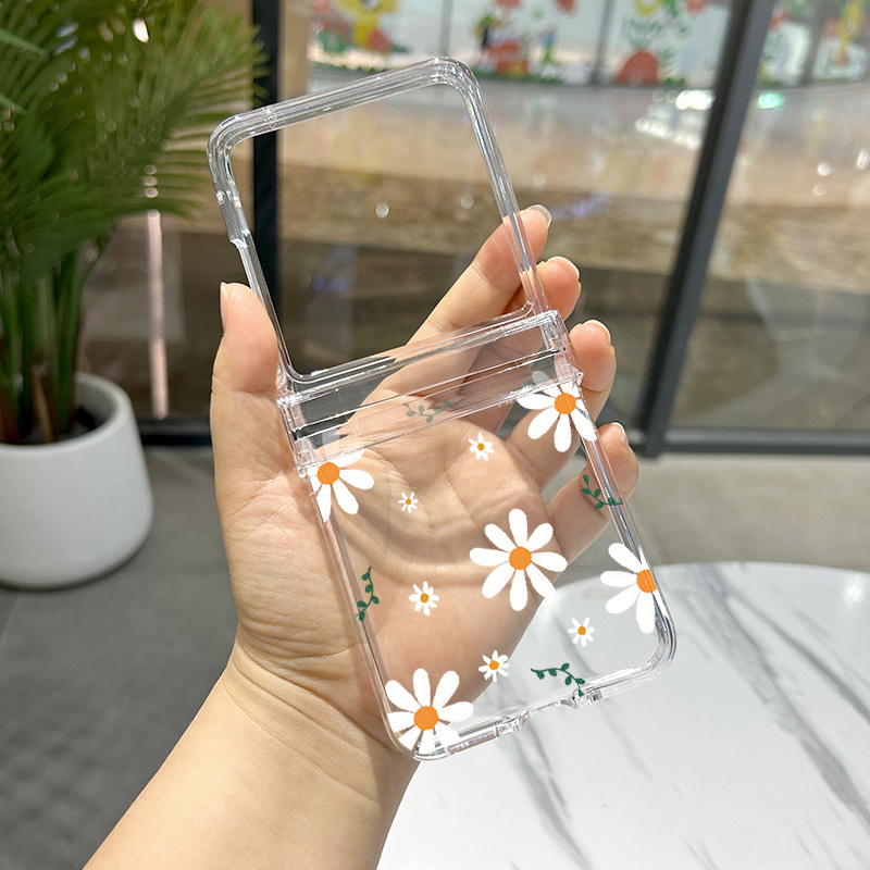 TEMU Suitable For Moto Razr Ultra 2025/2025 Razr 60/2023 Razr 40ultra/2024 Razr 50 Transparent Phone Case Pc Hard Hinge 3 Section All Inclusive