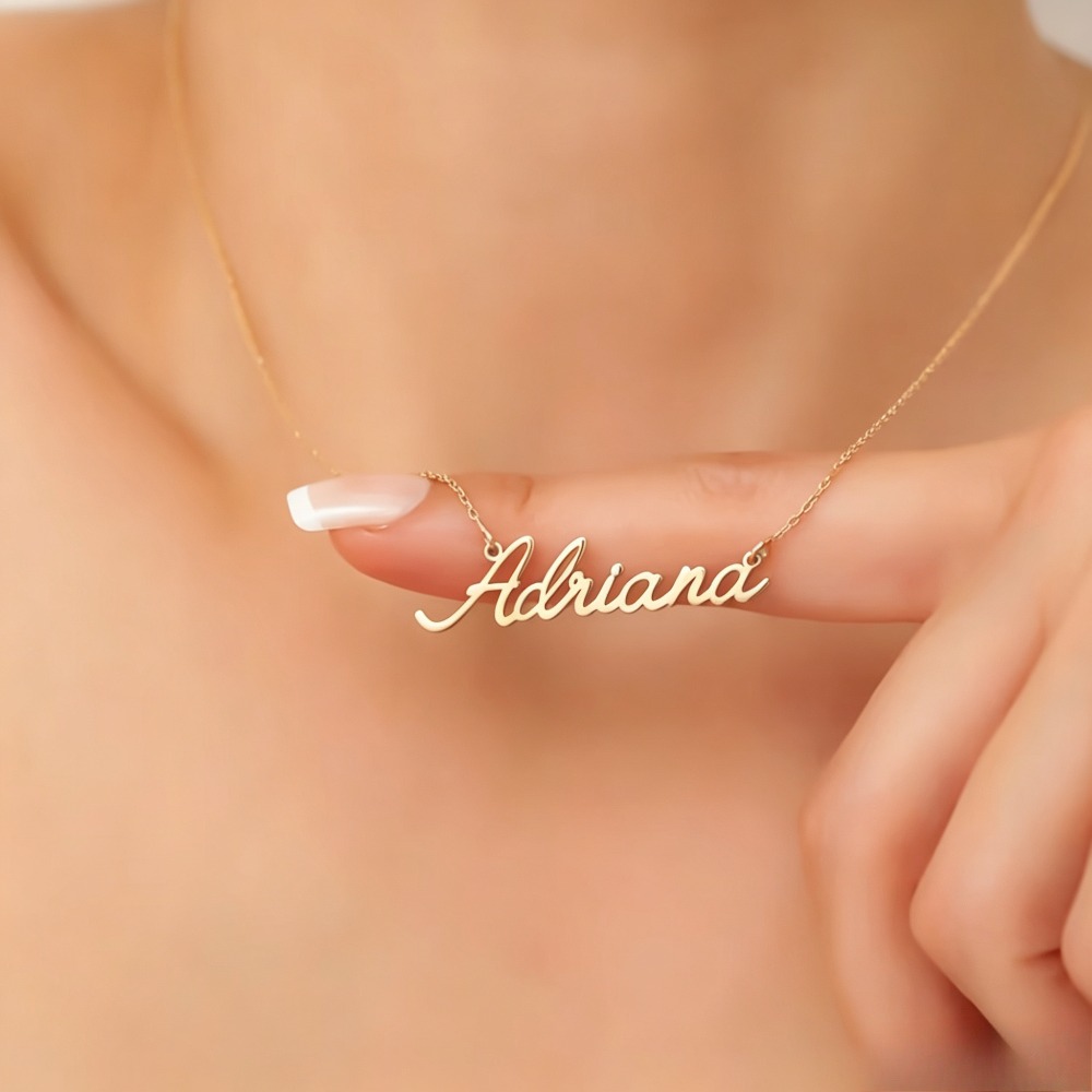 Personalized Custom Name Necklace — Golden Gift