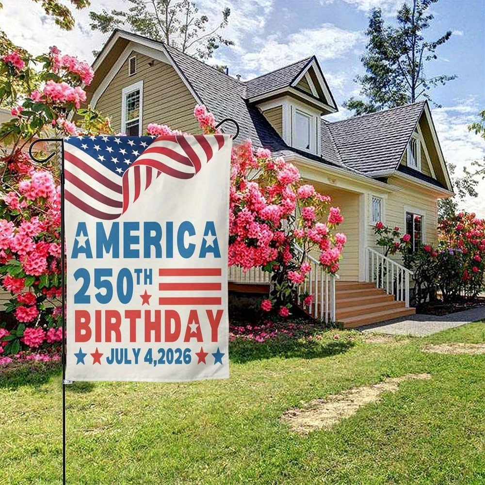 Toland Home Garden Bandiera Decorativa Uncle Sam Per Giardino - 100% Poliestere Resistente UV E Muffa - 2