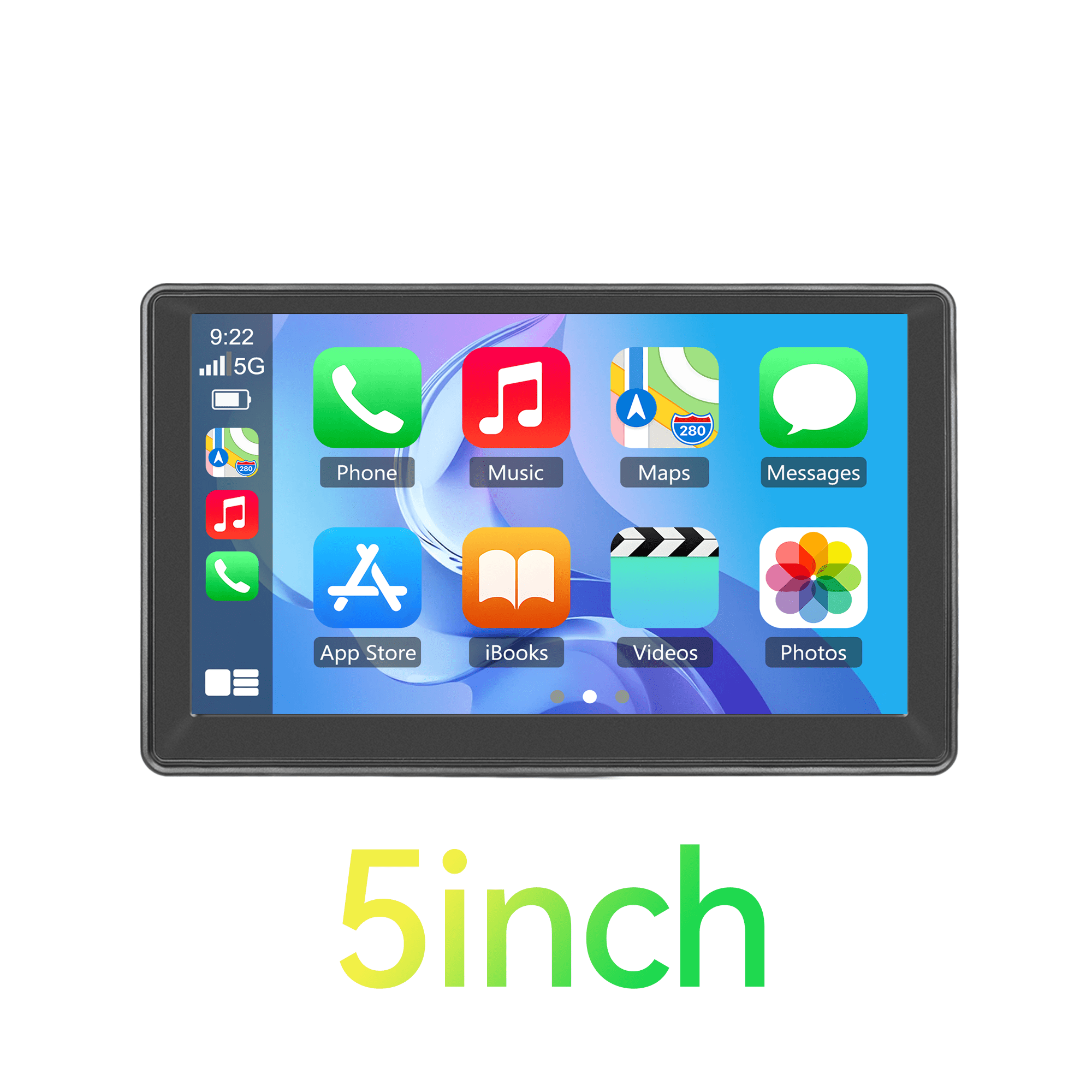 5 Inch Motorcycle Navigation | Upgraded Version | Dash Cam With Front And Rear 1080p Camera, / Auto, Online Map, Smart Display For Motorcycles, Touch, Suitable For All Weather