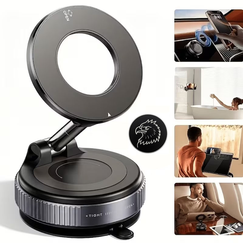 TEMU Soporte magnético ajustable de 360° para teléfono, ideal para uso o de escritorio, universal para iPhone 18/17/16/15/14/12 Series, soporte