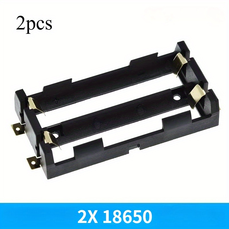 1/2/3/4x 18650 Smt Battery Holder With Bronze Pins - Diy Charging Power Supply Box, Compatible With 1-4 Cells (single/double/) Smd Lithium For Flashlights, Outdoor, Electronics - & Case
