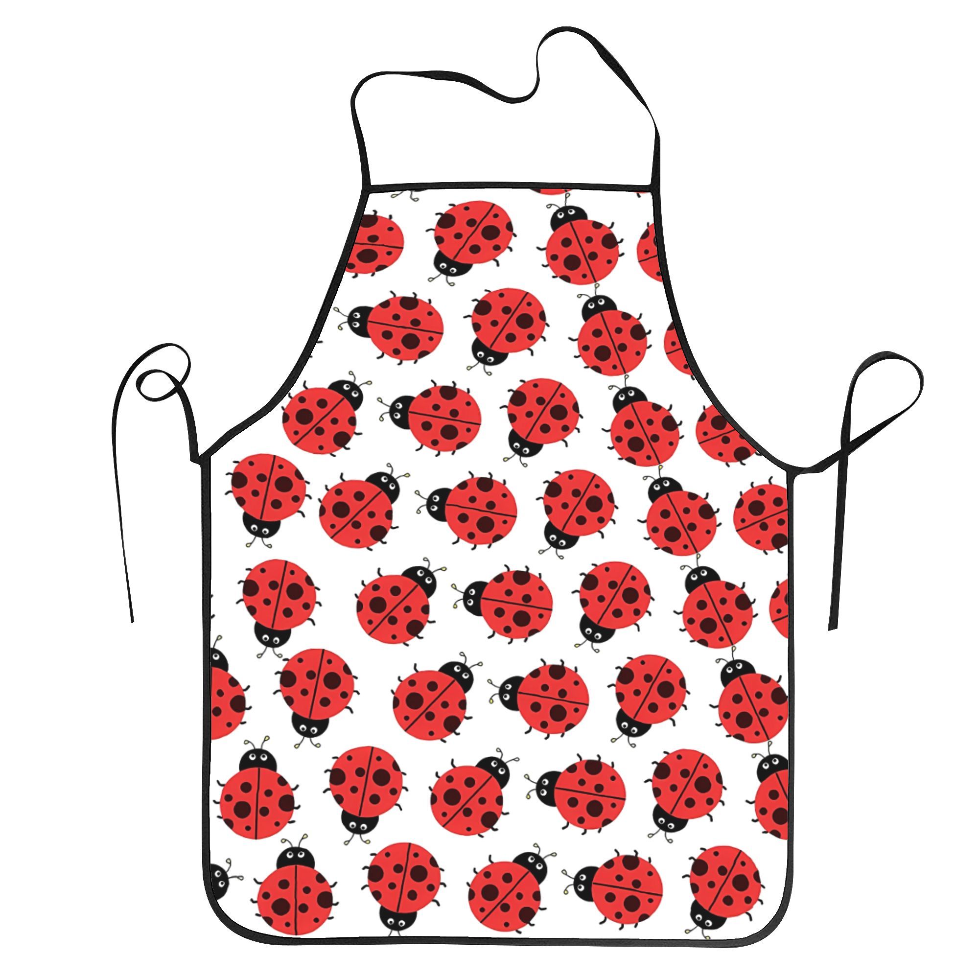 

Ladybug-themed Artistic Kitchen Apron