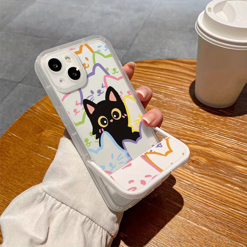 TEMU Phone Case: Fashionable Creative Multi-functional Design Shockproof Colorful Horse Pattern Stand Phone Case For Iphone 16 15 14 13 12 11 Pro Max
