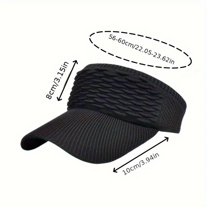 women s summer hats 4-pack polyester fiber outdoor running black white khaki gray versatile hats Product details 5
