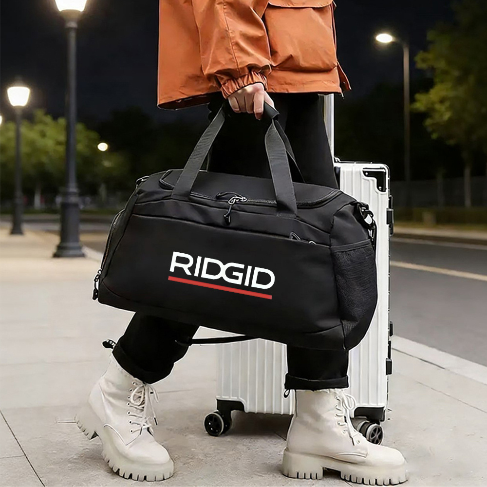 TEMU 1pc Iconic Tool Logo Foldable Travel Tote Bag Portable Casual Weekender Bag For Daily Outdoor Travel