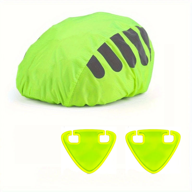 TEMU 3pcs Set Of Neon Wind And High Gloss Reflective Stickers, Essential For Commuting And Long-distance Mountain Biking, Without Battery