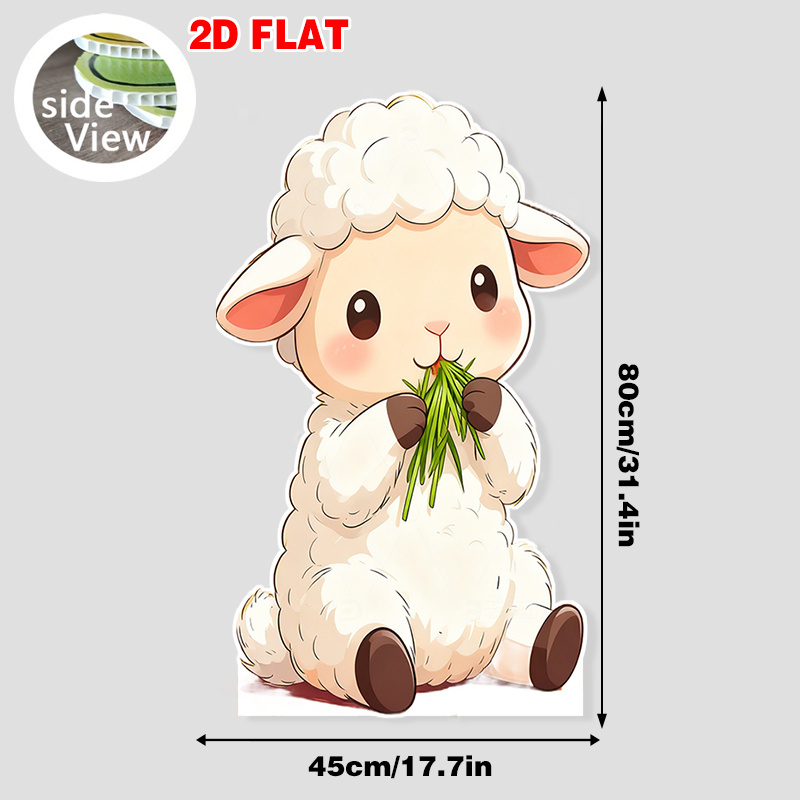 TEMU 1 pièce en Résine Durable - Figurine Mignonne de Bêchant avec de Mangeur d'Herbe, Décoration d'Intérieur/Extérieur Toutes pour Fêtes