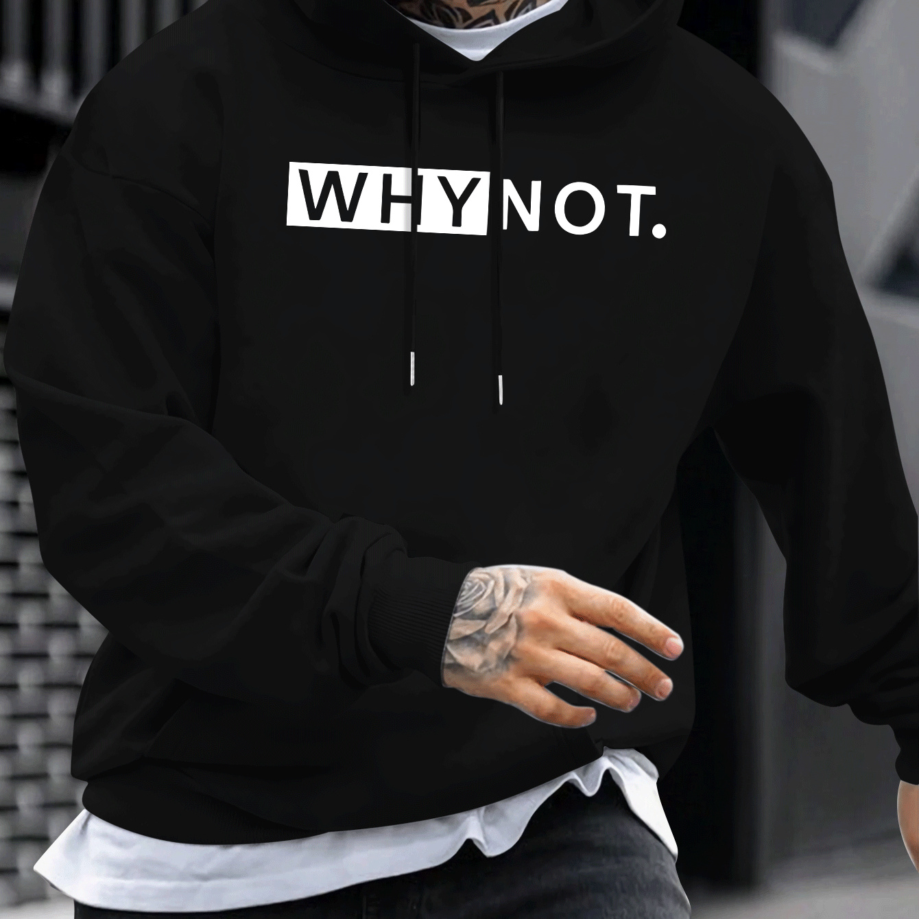 

Men's Casual Hooded Sweatshirt, 95% Polyester 5% Elastane, Geometric Pattern, Regular Fit, Knit Fabric, Fall/winter Collection, Oversized Trendy Couple's Jacket