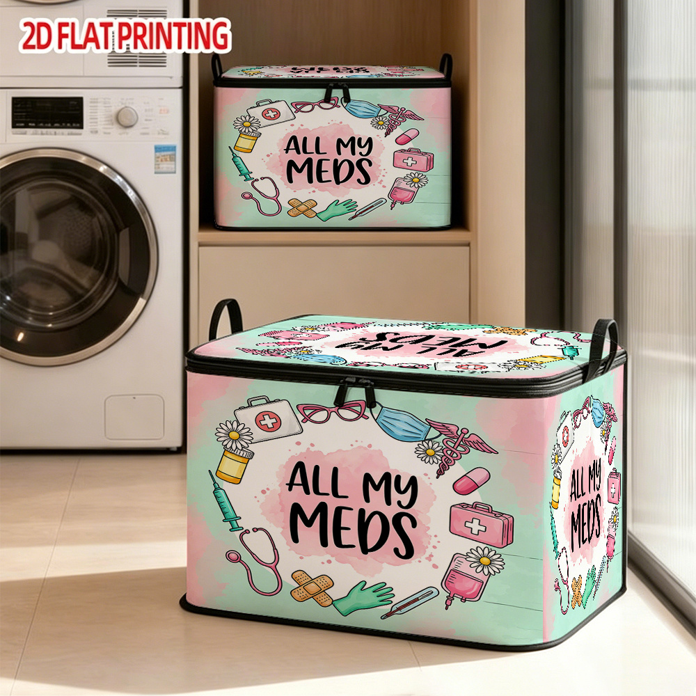 TEMU 2d 1pc Cute Medical Storage Basket, 