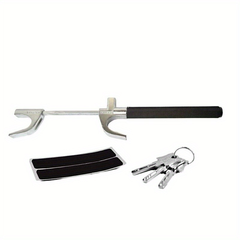 TEMU New Steering Wheel Lock Heavy Duty Car Van Anti Theft 3 Keys