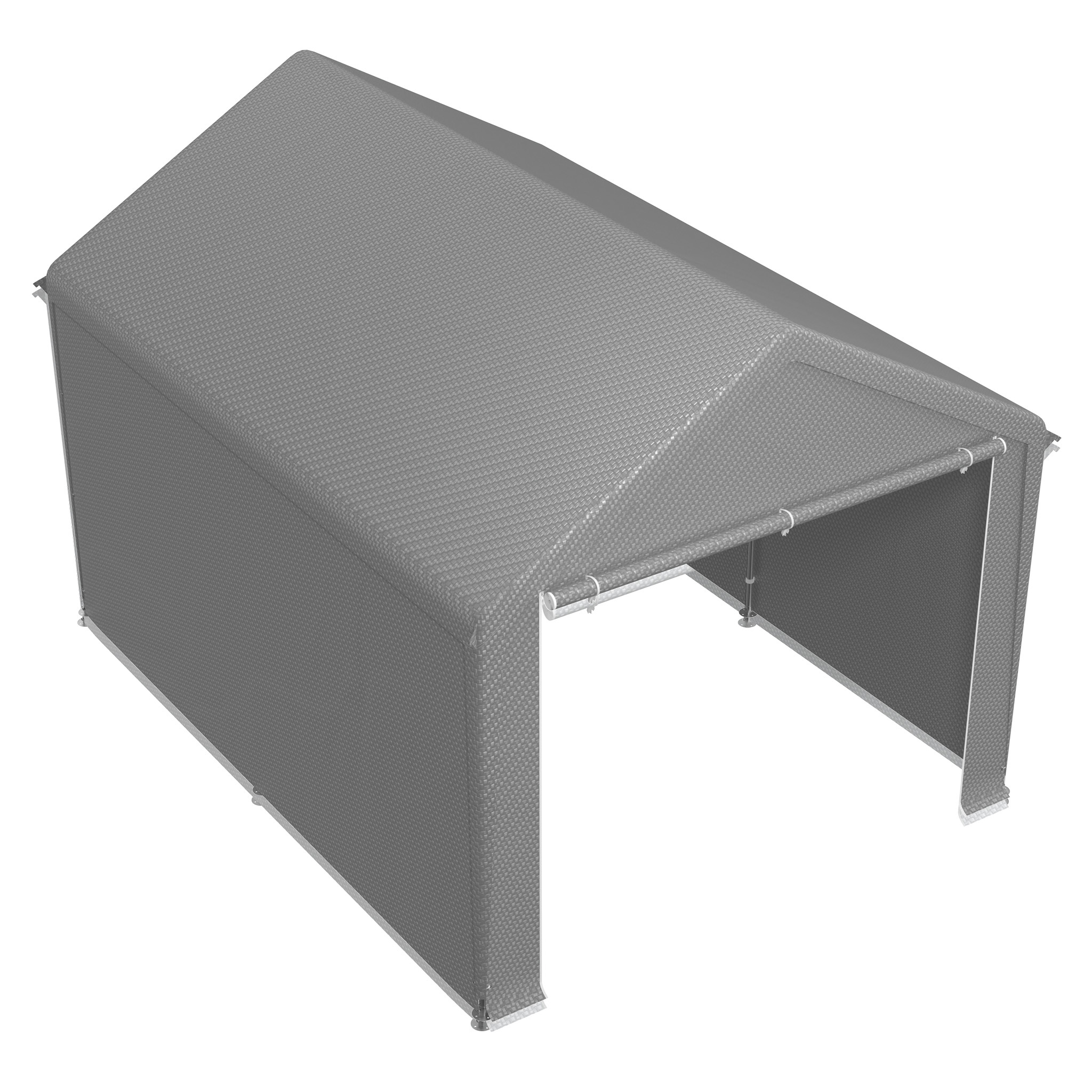 3x4m Warehouse Tent Storage Tent Equipment Tent With 2 And 2 Entrances For Outdoor