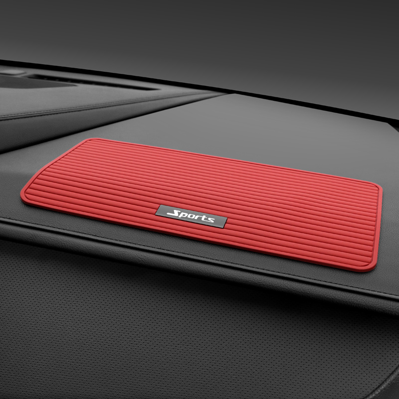 TEMU 1pc Car Dashboard Anti-slip Mat, Heat-resistant Non-slip Storage Mat, Universal Car Dashboard Organizer, Suitable For Storing Fashion Glasses,