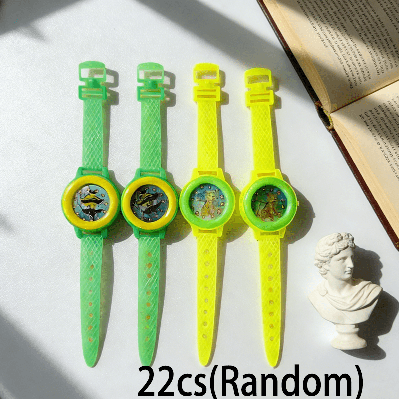 TEMU 22pcs Creative Rolling Ball Maze Children's Simulation Watch For Birthday Event Party Gifts, Suitable For Christmas, Piñata Filling, Children's