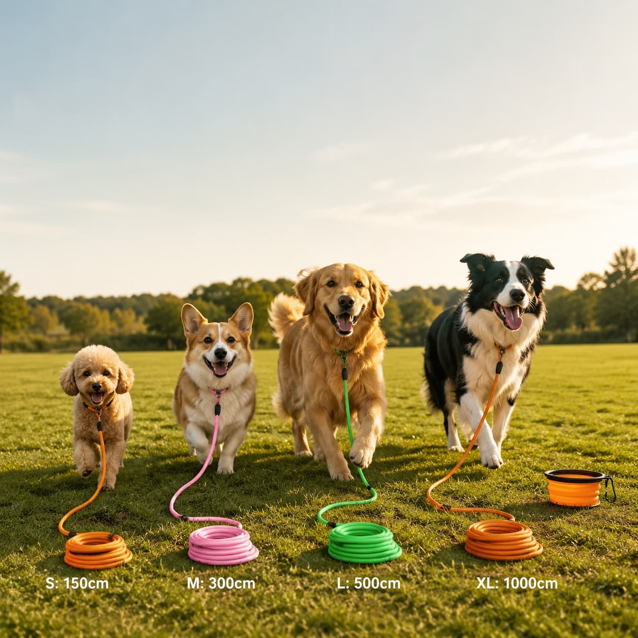 Heavy-Duty Dog Training Leash, Weather-Resistant Nylon