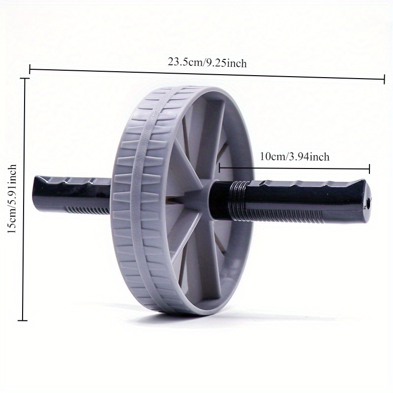 Abdominal Wheel Roll - Core Strength Trainer & Ab Roller Wheel for Home Gym, Non-Electric Abdominal Workout Equipment with Stability Training, Full Body Workout for Waist, Arms, Legs - Ideal for Beginners & Advanced Users, Sleek Fitness Gear, Sturdy Construction