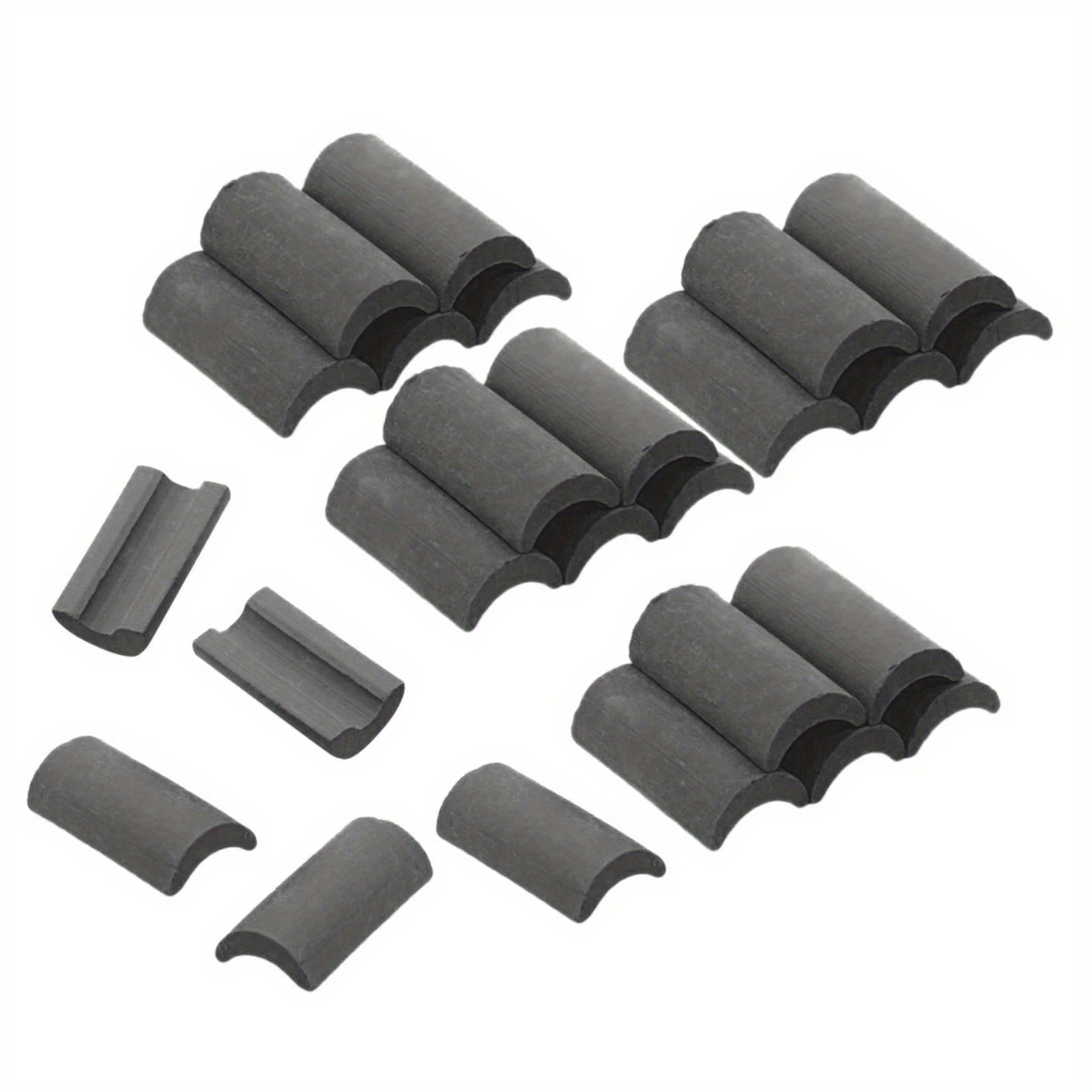 Mini Roof Tiles Simulated Models Pottery DIY House Props Tiles Figurine