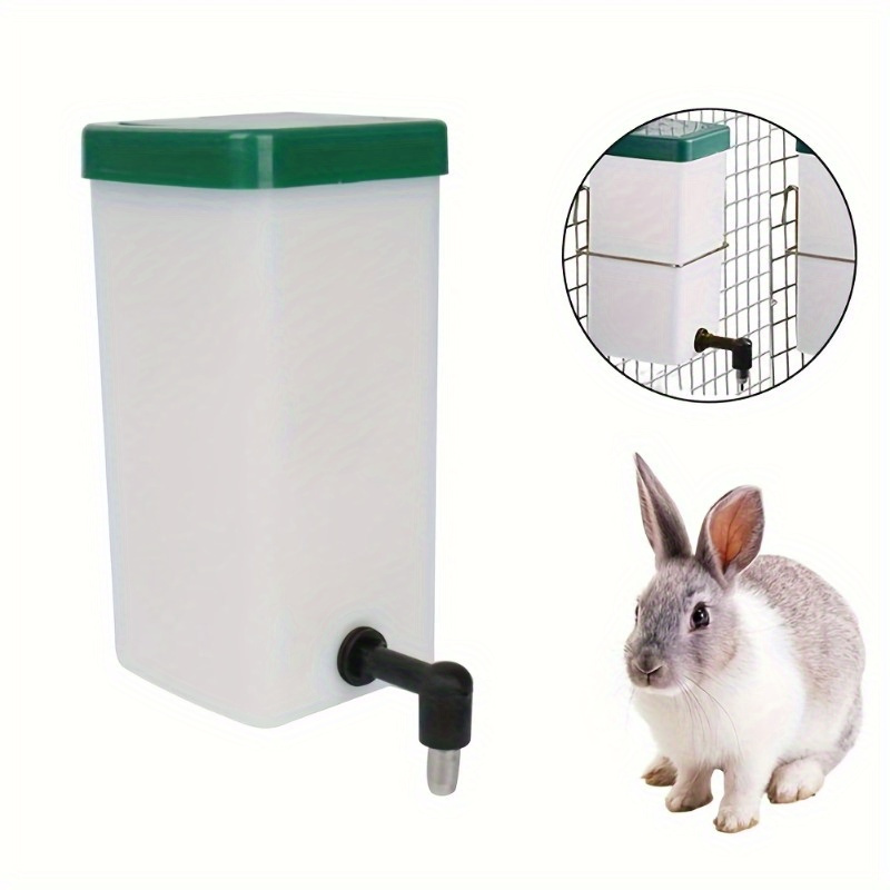 

Easy- Hanging Water Dispenser For Small Pets - Portable, Design For Rabbits, &