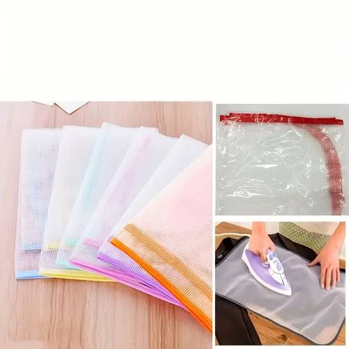 item picture heat resistant grid ironing mat 1pc random color a universal anti ironing aid for home and office use made of durable plastic with a grid pattern printed featuring heat resistant anti and heat conducting