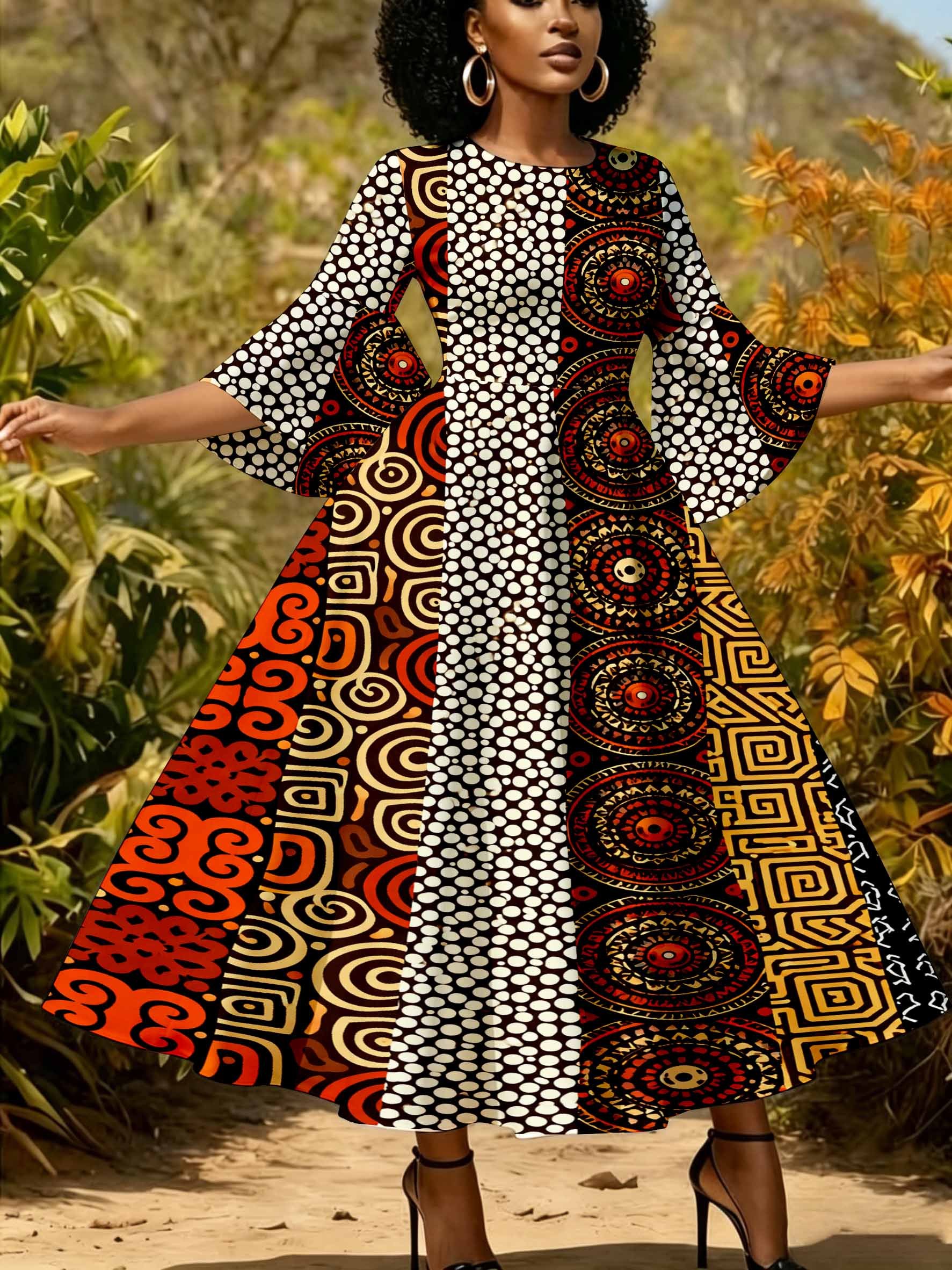 african party dresses sold on Temu United States