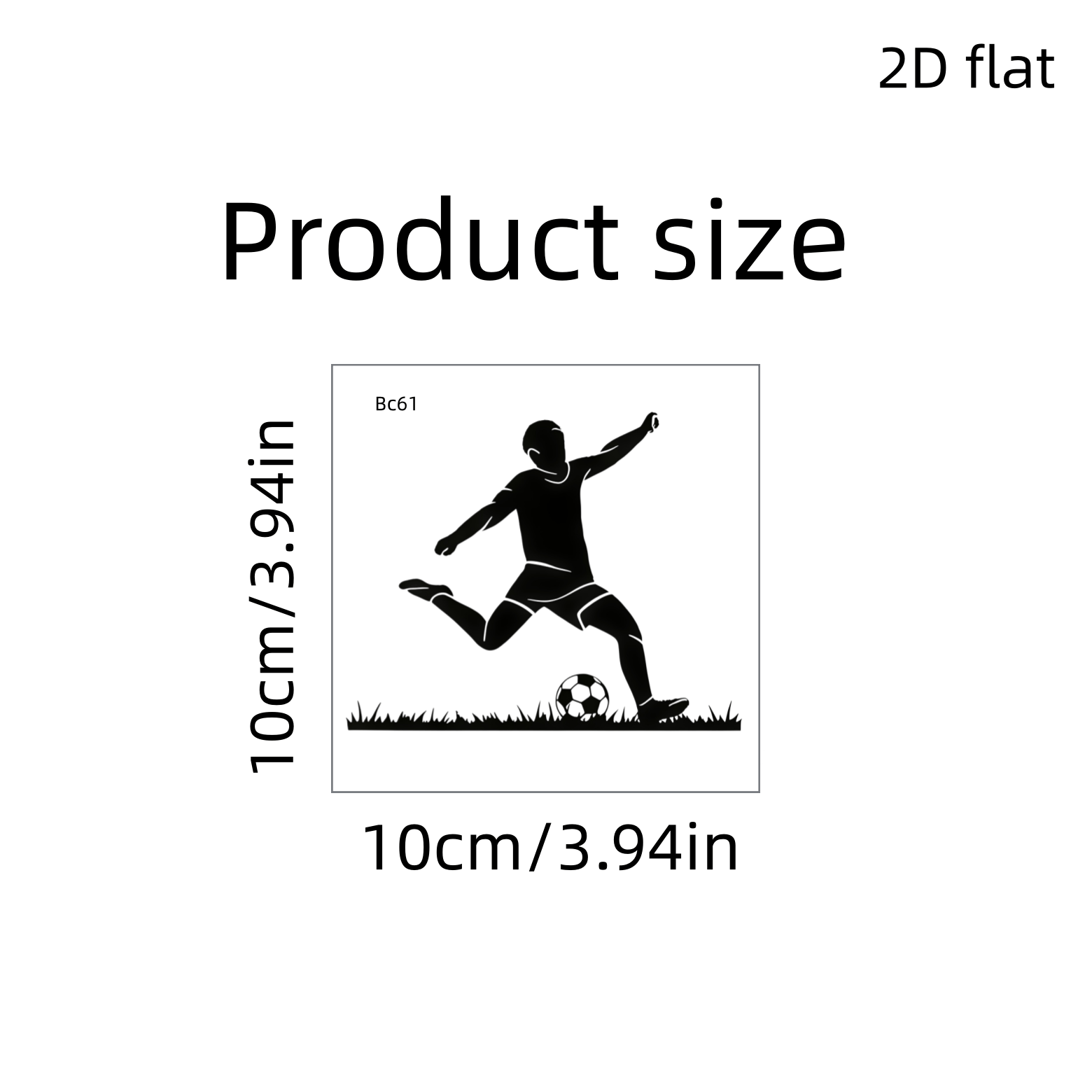 TEMU Wall Stickers: Soccer Player Light Switch Decals, Football-themed Wall Stickers. Suitable For Room And Car Decoration, Laptop And Truck