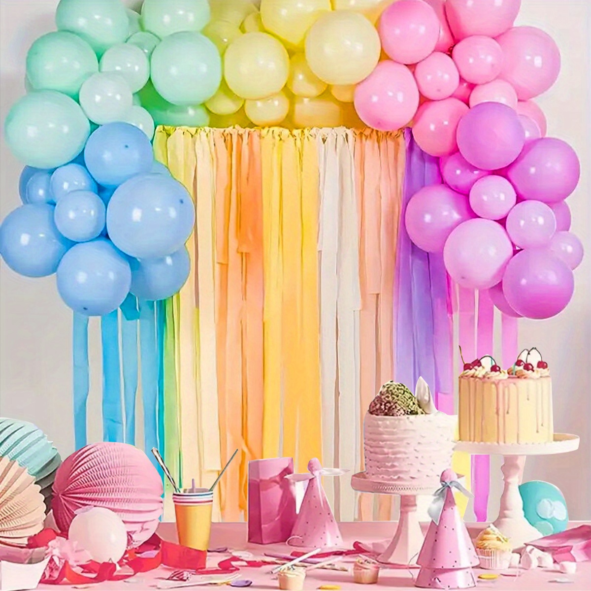 6 Rolls of Pastel Crepe Paper Streamers - * Valentine's, Easter, Mother'S Day, Anniversaries, Graduations, Mermaid Parties, and Spring Themed Weddings - Vibrant Decorations for Festive Celebrations, Event Accessories | Vibrant Streamers | Paper Party Decorations, Party Decorations